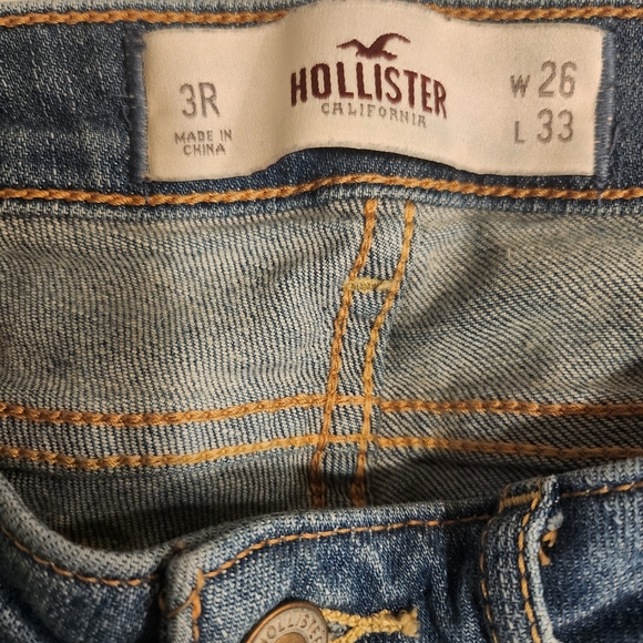 HOLLISTER Medium Wash Skinny Jeans Size 3R/ 26. - Picture 6 of 8